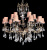 Хрустальная подвесная люстра Lumina Deco Lussinare LDP 9236-15