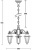 Уличный светильник подвесной PETERSBURG S 79870S/3 Bl