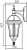 Настенный фонарь уличный ROMA S 95202S/04 Gb