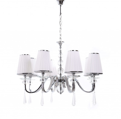 Хрустальная подвесная люстра Lumina Deco Federrica LDP 1158-8 WT