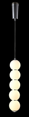 Светильник подвесной Crystal Lux DESI SP5 CHROME/WHITE