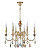 Люстра Crystal Lux MERCEDES SP6 GOLD/COLOR