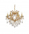 Хрустальная подвесная люстра Lumina Deco Eliza LDP 7029-6 GD
