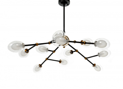 Подвесной светильник Lumina Deco Crocus LDP 7002-12 BK+MD