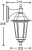 Настенный фонарь уличный PETERSBURG S 79802S W