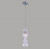 Светильник подвесной Crystal Lux IRIS SP1 A TRANSPARENT