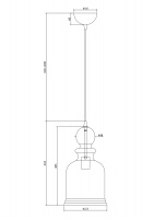 Подвесной светильник Maytoni P035PL-01CH