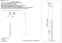 Светильник подвесной Crystal Lux CLT 035C700 GO