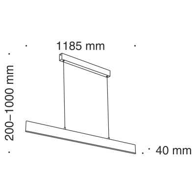 Подвесной светильник Maytoni P010PL-L30B
