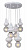 Подвесной светильник Bibili 1683-6P