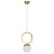 Светильник подвесной Crystal Lux CAROLINA SP1 V1 BRASS