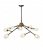 Подвесной светильник Lumina Deco Crocus LDP 7002-12 BK+MD