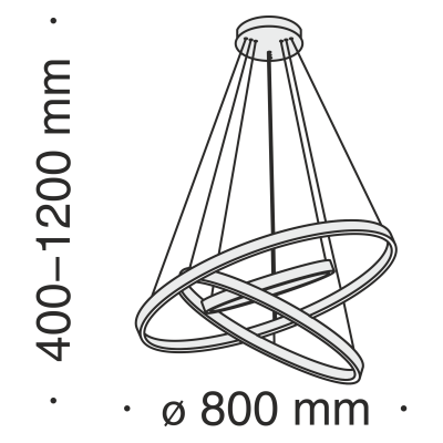 Подвесной светильник Maytoni MOD058PL-L100BS4K
