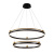 Люстра Crystal Lux FERNANDO SP123W LED  BLACK/GOLD