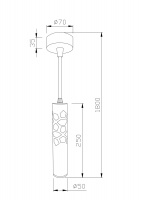 Подвесной светильник Maytoni P037PL-L11W4K