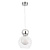 Светильник подвесной Crystal Lux MURCIA SP1.2 CHROME