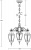 Уличный светильник подвесной ARSENAL L 91270L/3 Gb