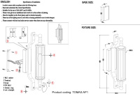 Бра Crystal Lux TOMAS AP1 BRASS