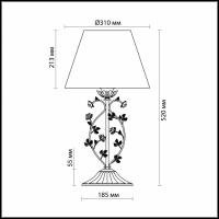 Интерьерная настольная лампа Tender 2796/1T