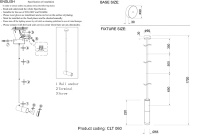 Плафон светильника Crystal Lux CLT 060_00 BL