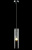 Светильник подвесной Crystal Lux BELEZA SP1 F CHROME